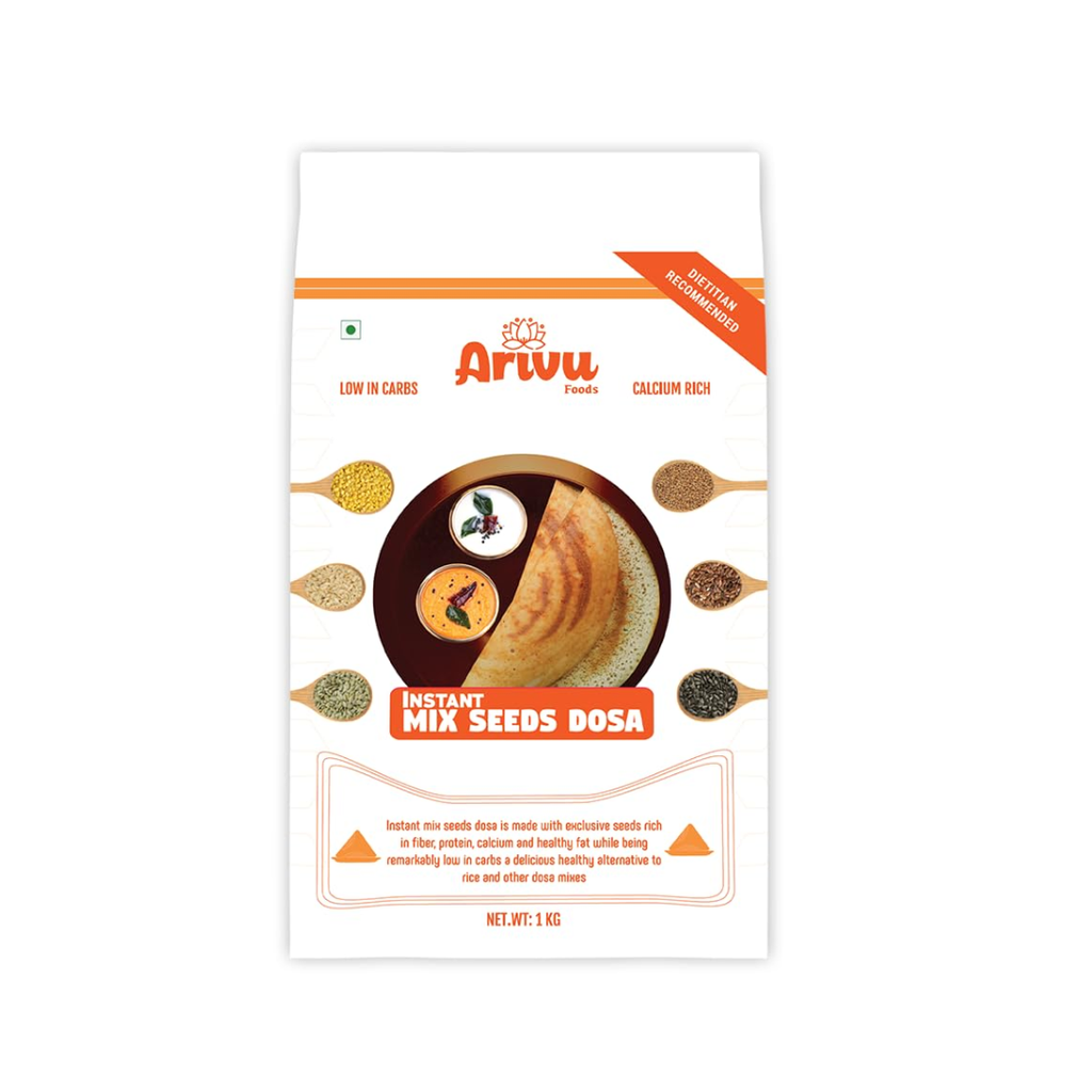 Arivu protein-rich multi seed dosa mix 